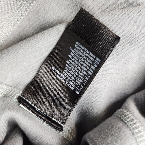 Mens North Face Tech Fleece size XL Gray Hershey 1/4 Zip Long Sleeve Pullover - Picture 9 of 11